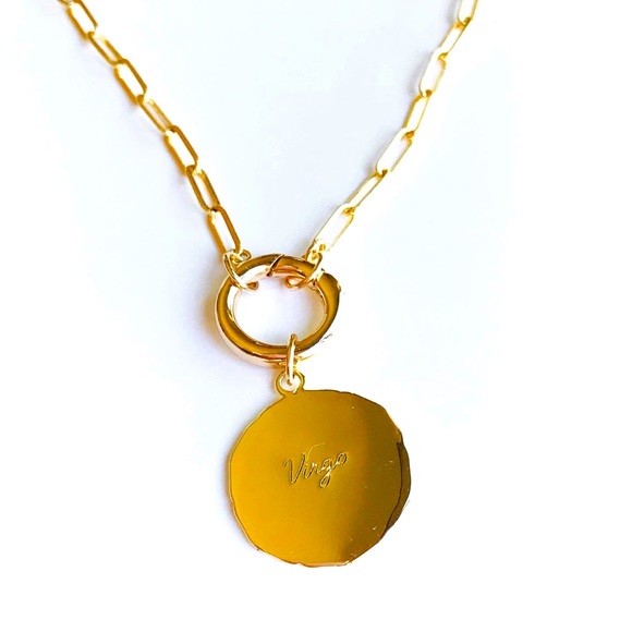 18” VIRGO Zodiac Charm Necklace - Picture 2 of 2